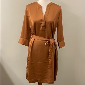 H&M copper colored dress | size 12